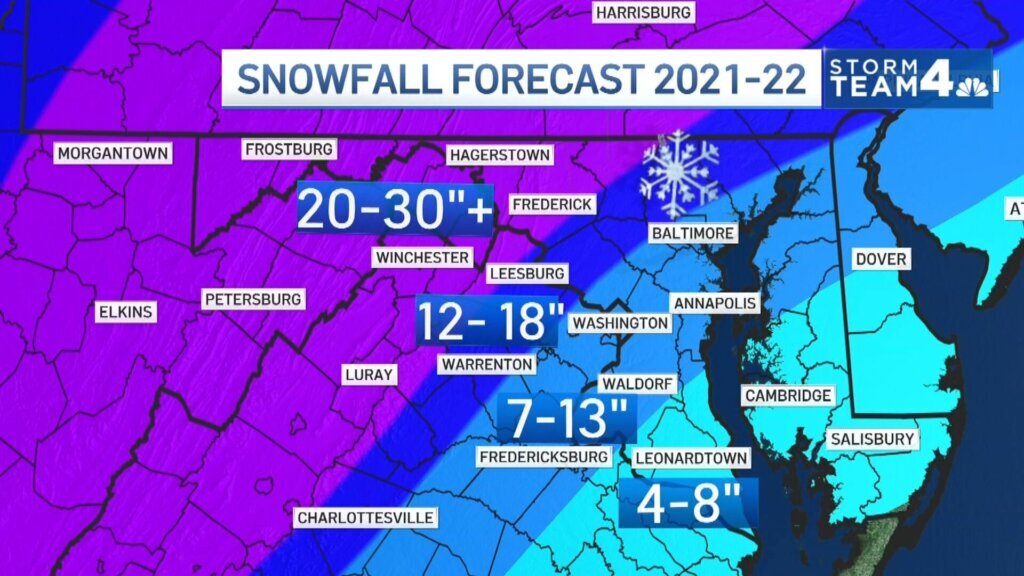 doug kammerer winter forecast 2023 Nbc4'S Doug Kammerer Presents Winter Weather Forecast | Wtop News