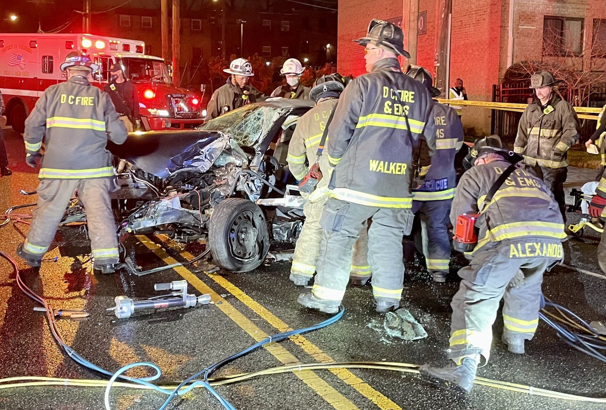 Driver critically injured after DC crash that left them trapped inside