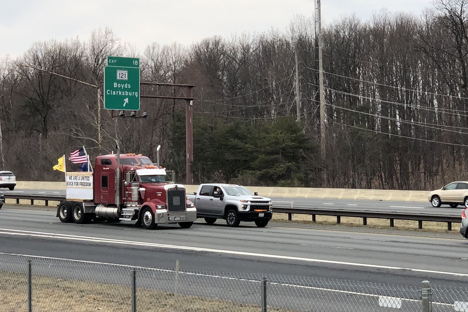 Trucker convoy’s trip around DC Beltway winds down WTOP News