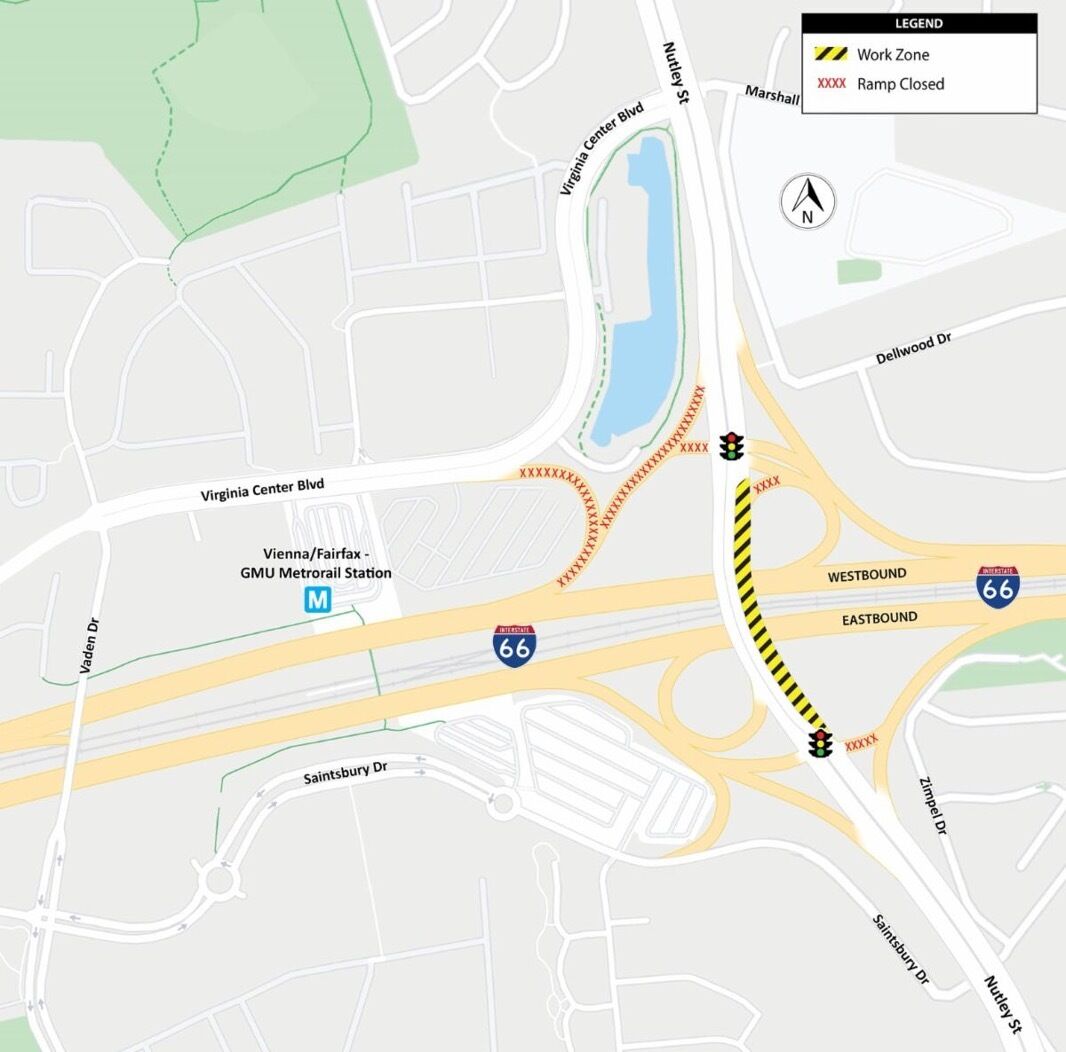 Vdot Road Closures Map Weekend Roads And Railroads: Paving And Events, Ring Road Closures And I-66 - English Times