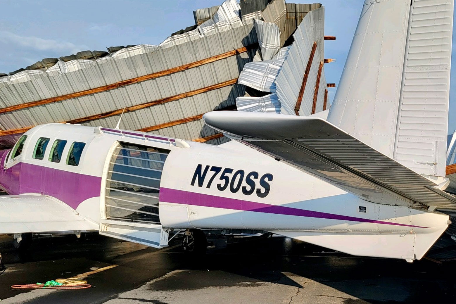 Virginia airport hit by possible tornado WTOP News