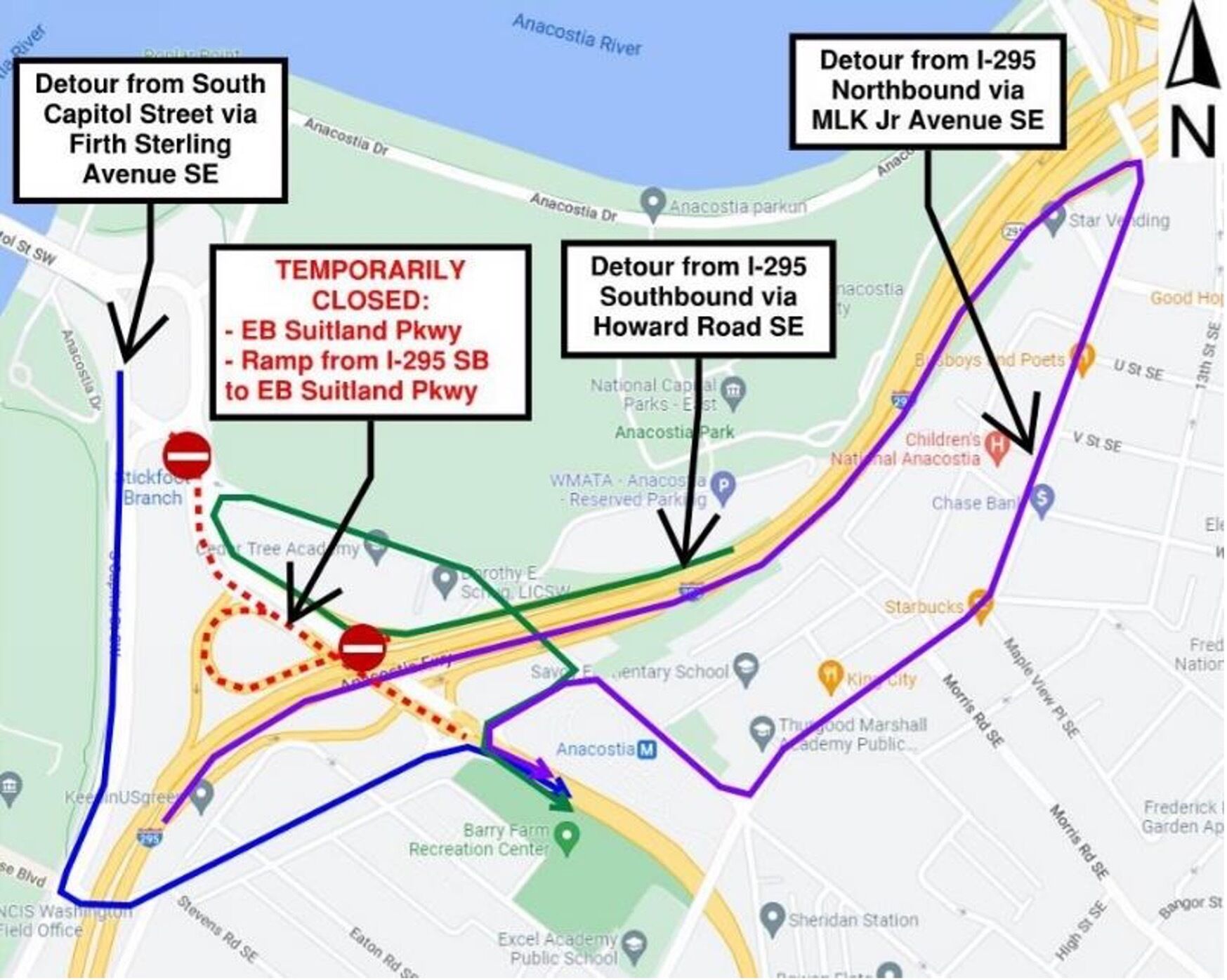 Weekend Road and Rail I66 has multiple stops and changes; I495