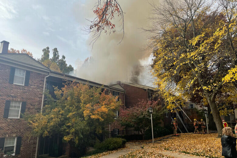 At least 25 households displaced after fire in Rockville apartment