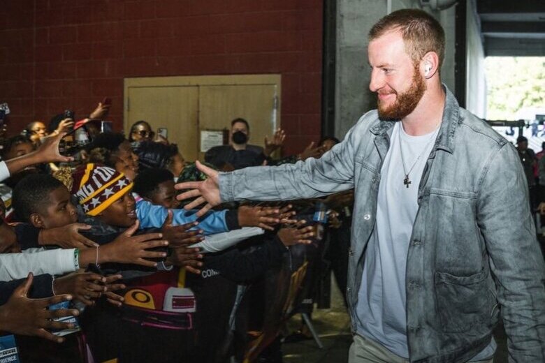 Rockville, Md. church shares gratitude for Commanders quarterback Wentz