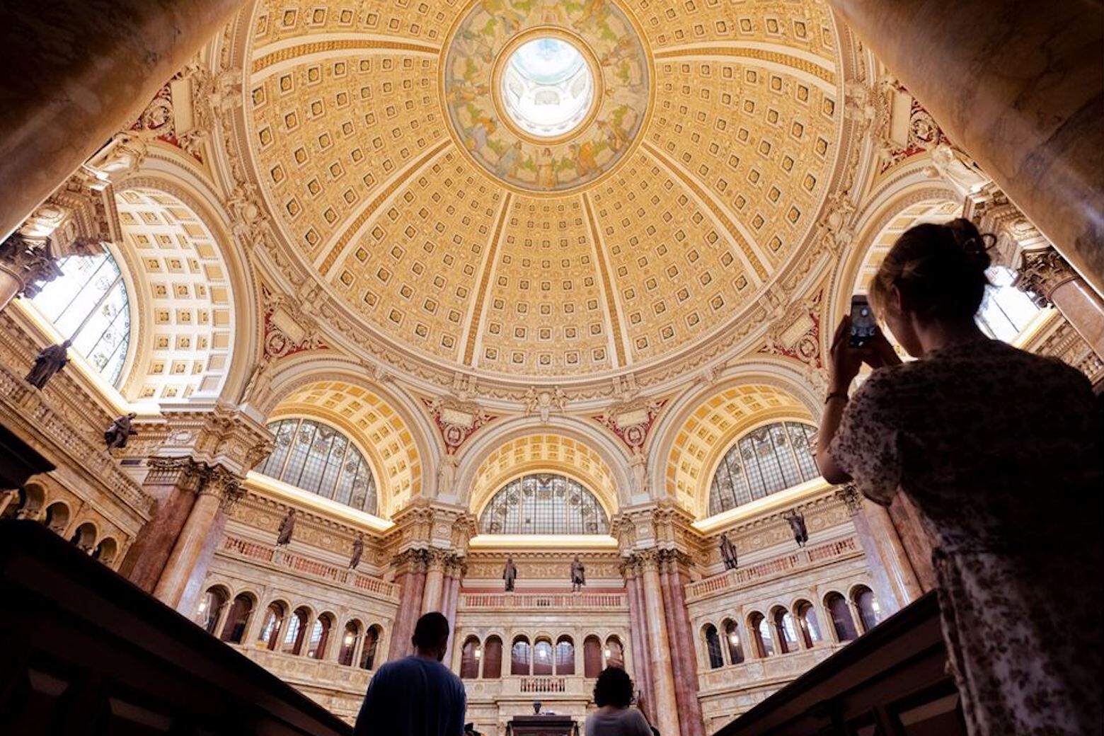 Grand Main Reading Room at Library of Congress opens to visitors WTOP