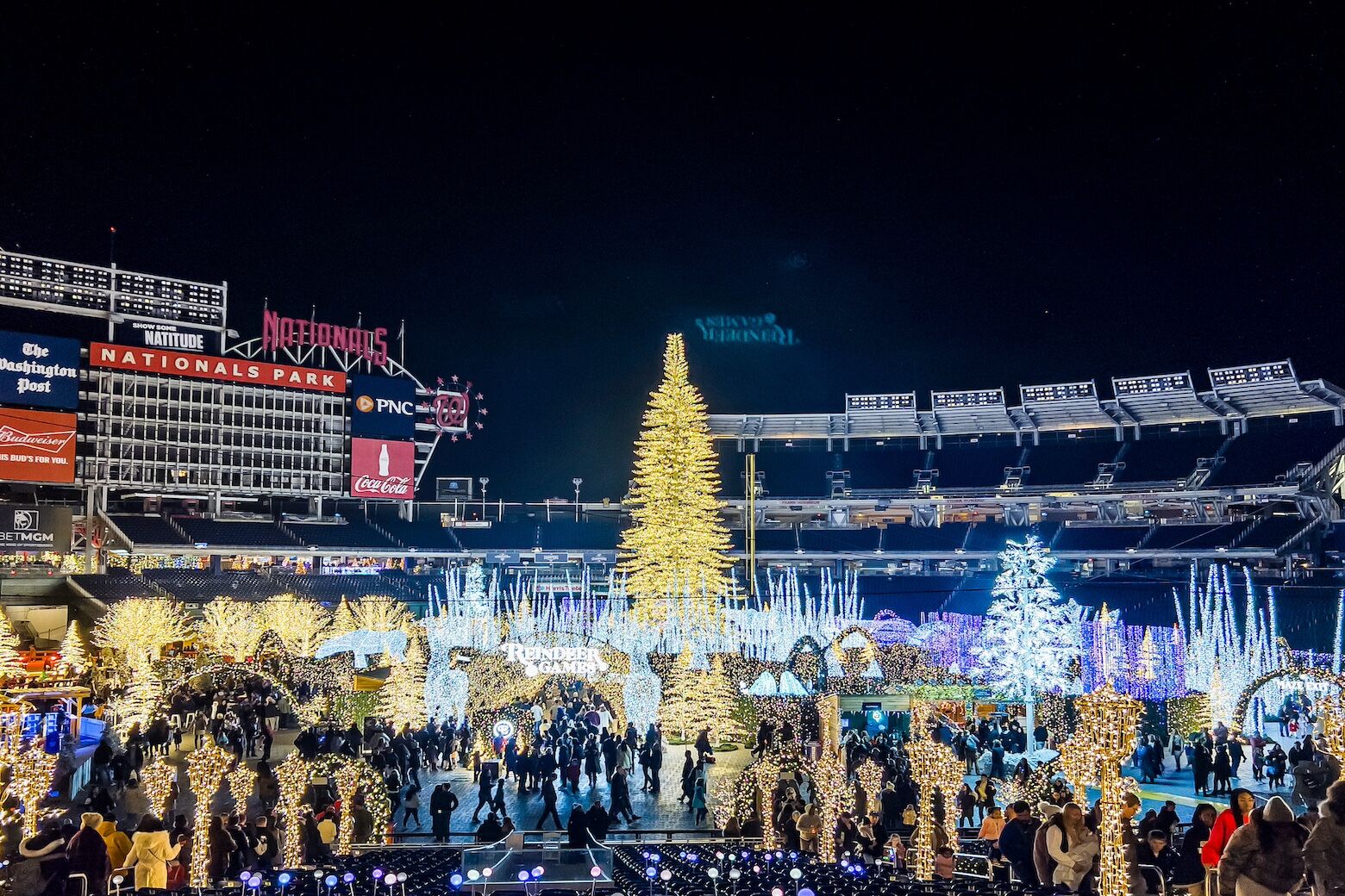 WATCH Enchant Christmas turns Nats Park into winter wonderland for