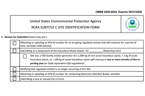How do I Obtain an EPA ID Number? WTS Inc