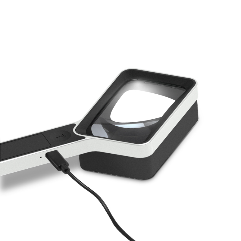Handheld square magnifier