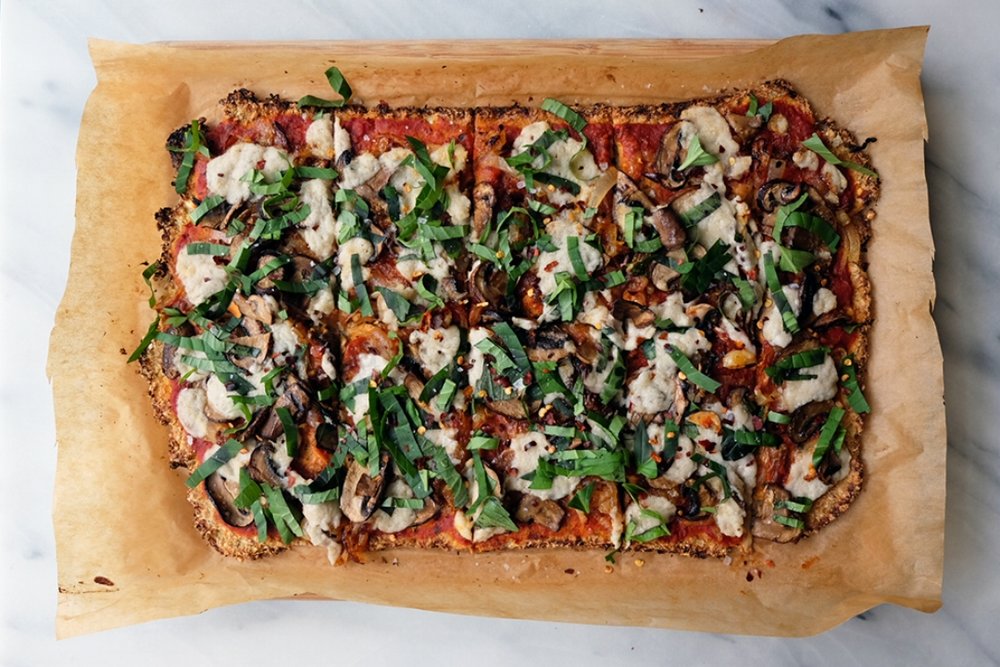 Herbed Cauliflower Pizza Crust Wu Haus