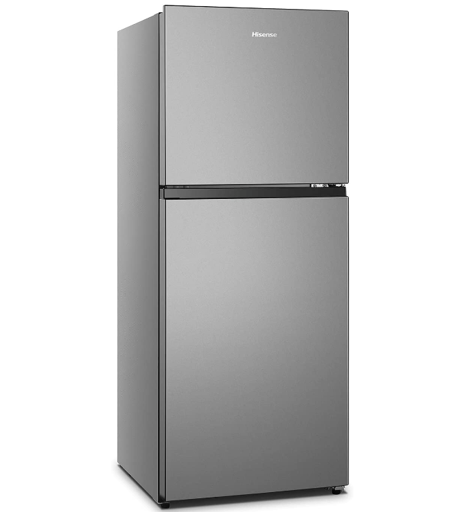Hisense Refrigerator 264 Liter Top Mount Double Door Silver CnG.GCC