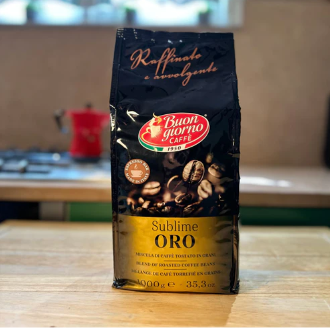 oro Sublime Gold Coffee Beans 1kg espresso group eg