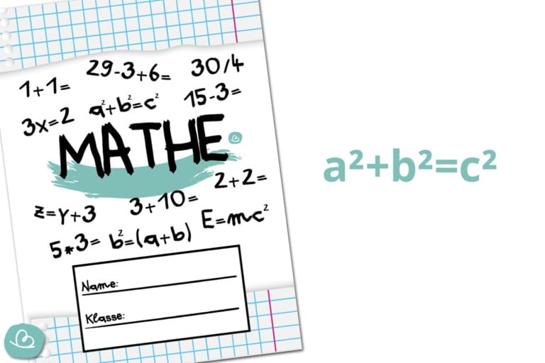 8 Deckblätter für Mathe zum Ausdrucken Wunderbunt.de