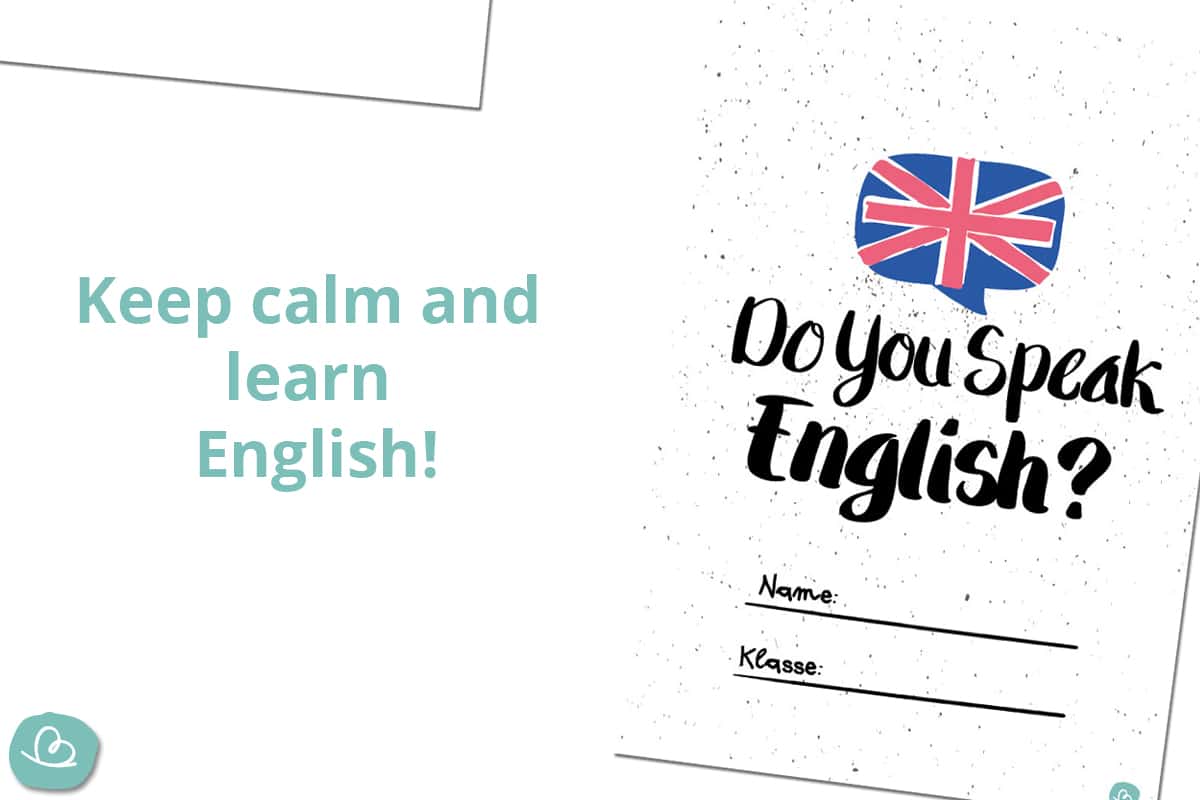 8 Deckblätter für Englisch zum Ausdrucken Wunderbunt.de