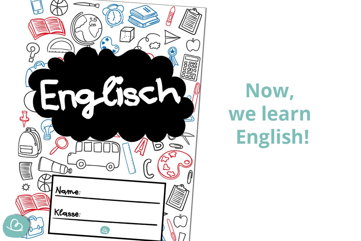 8 Deckblätter für Englisch zum Ausdrucken Wunderbunt.de