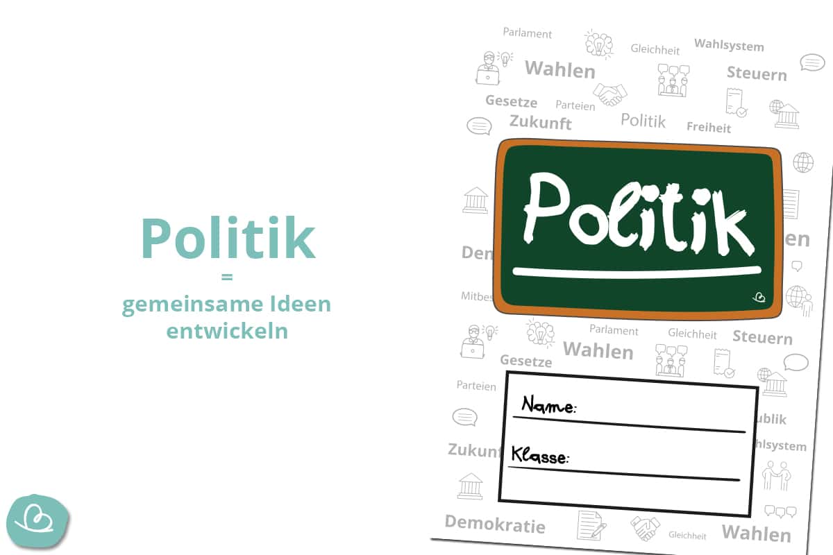 6 Deckblätter für Politik zum Ausdrucken Wunderbunt.de