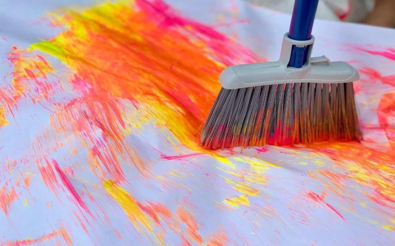 Painting With Brooms