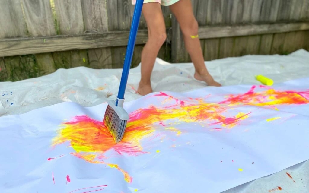 Painting With Brooms