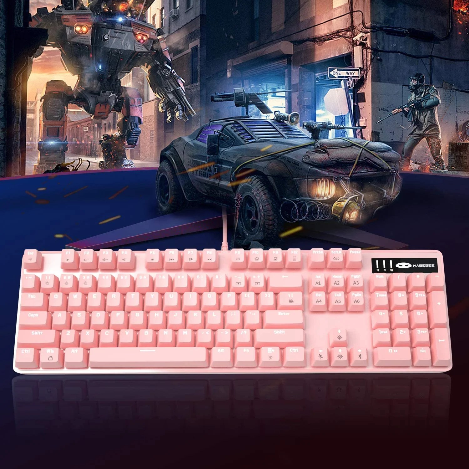 Best 2 Pink Gaming Keyboard