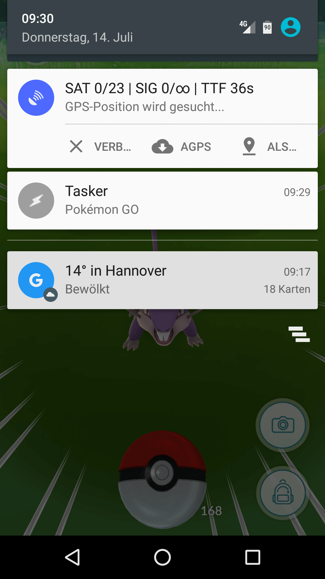 Pokemon Go Display immer an mit Tasker Wustis Blog