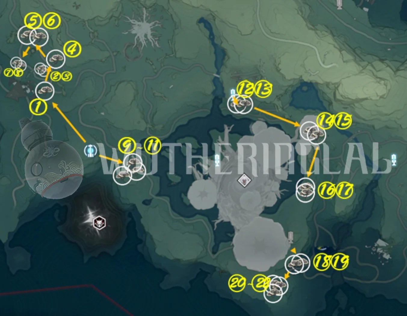 Mortefi Material (Coriolus) Best Farming Guide Wutheringlab
