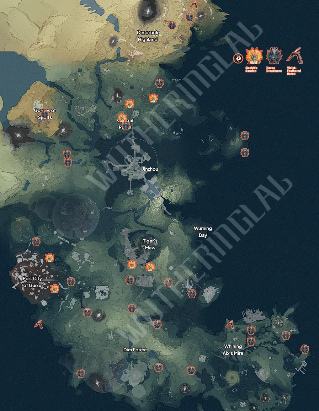 Echo Farming Routes & Location Wutheringlab