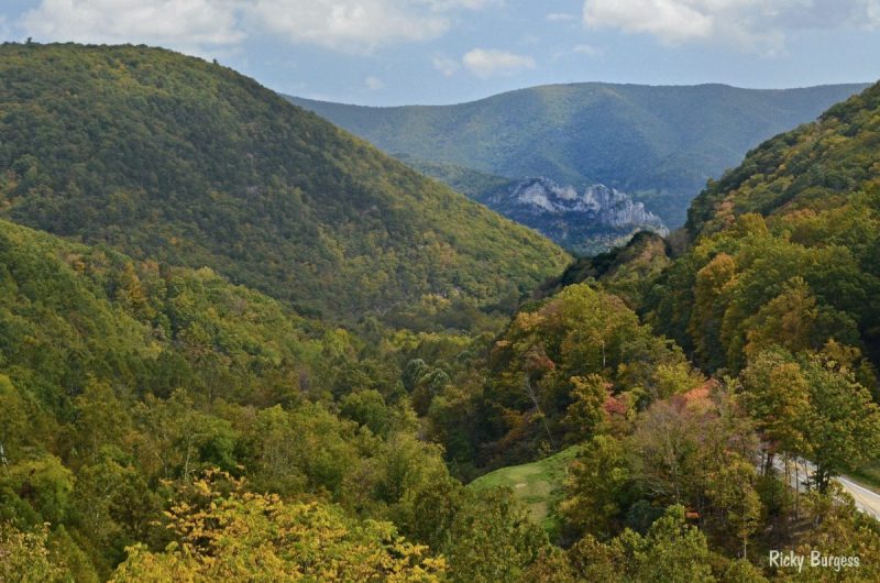 Seneca Rocks from Smith Mountain West Virginia Explorer
