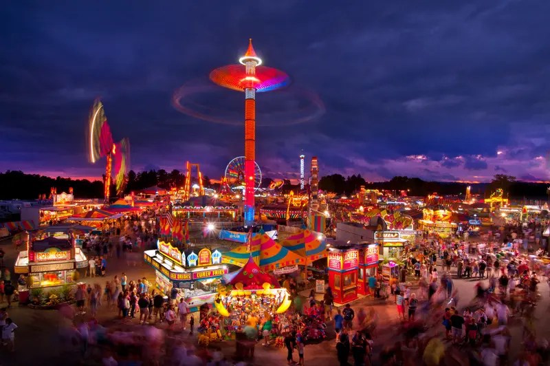 Midway at the West Virginia State Fair West Virginia Explorer