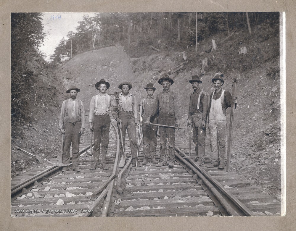 Section Crew at Montrose, W. Va. West Virginia History OnView WVU Libraries