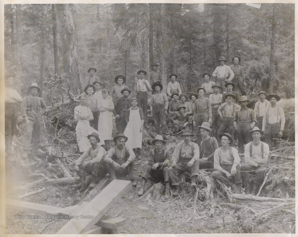 Logging Crew West Virginia History OnView WVU Libraries