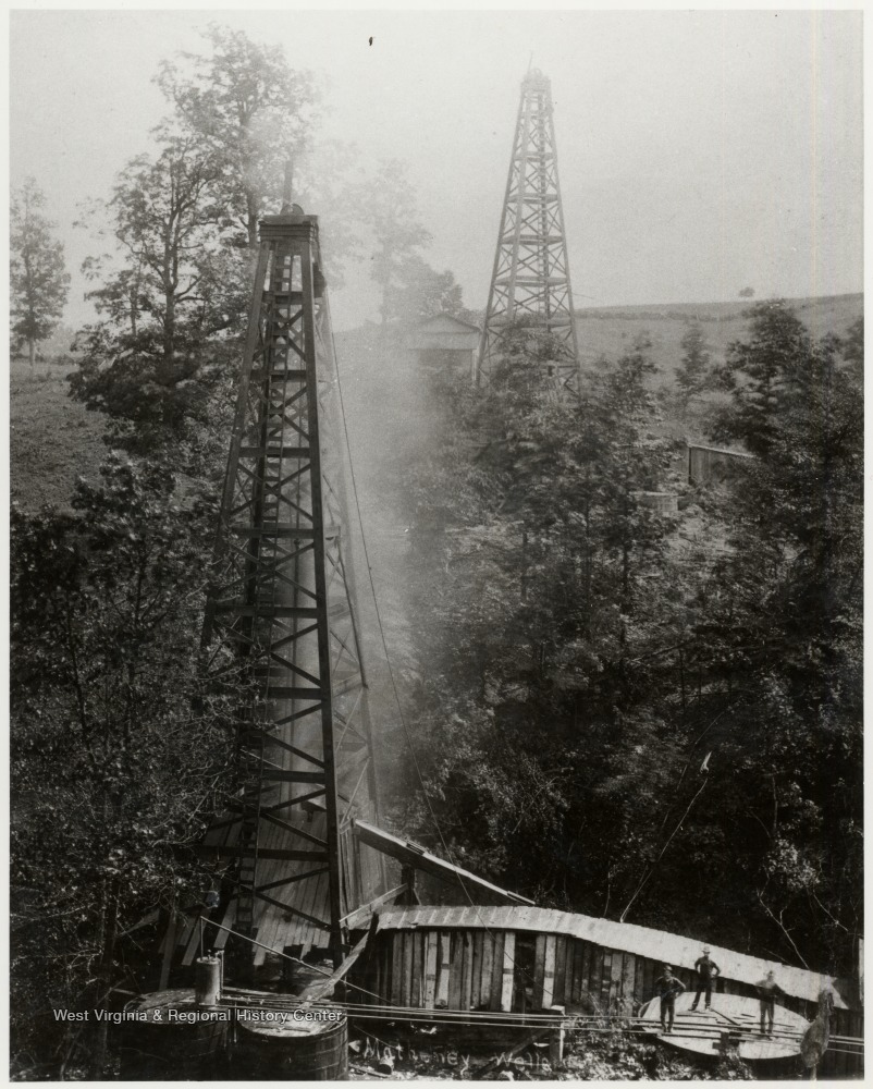 Matheney Oil Well near Harrisville, Ritchie County West Virginia