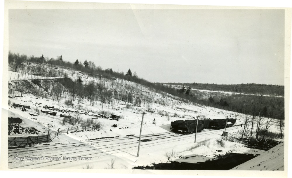 Winter Scene, Thomas, W. Va. West Virginia History OnView WVU Libraries
