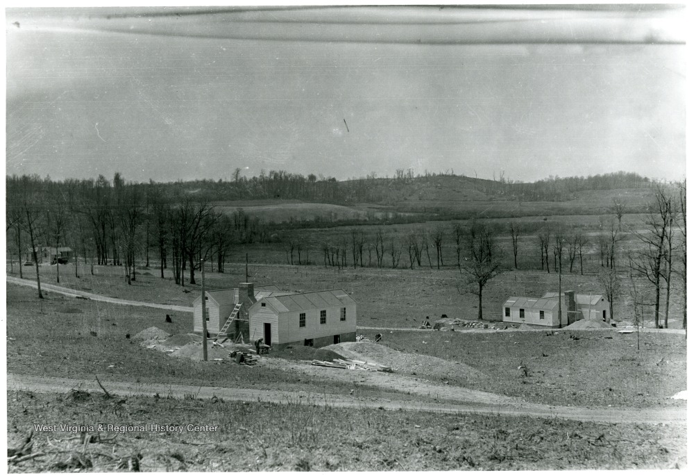 Homestead Under Construction in STurn of Road in Northwest Corner of