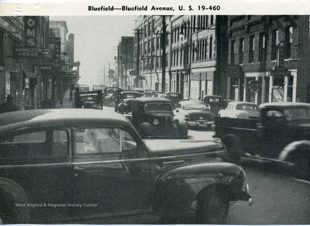 Bluefield Avenue, U. S. 19460, Bluefield, W. Va. West Virginia History OnView WVU Libraries