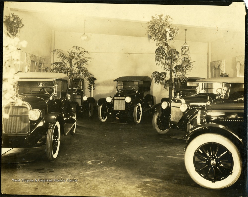 Automobile Dealer's Showroom, Clarksburg, W. Va. West Virginia