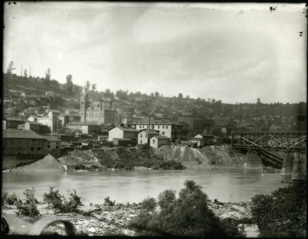 Grafton, W. Va. Viewed From Across the Tygart River West Virginia