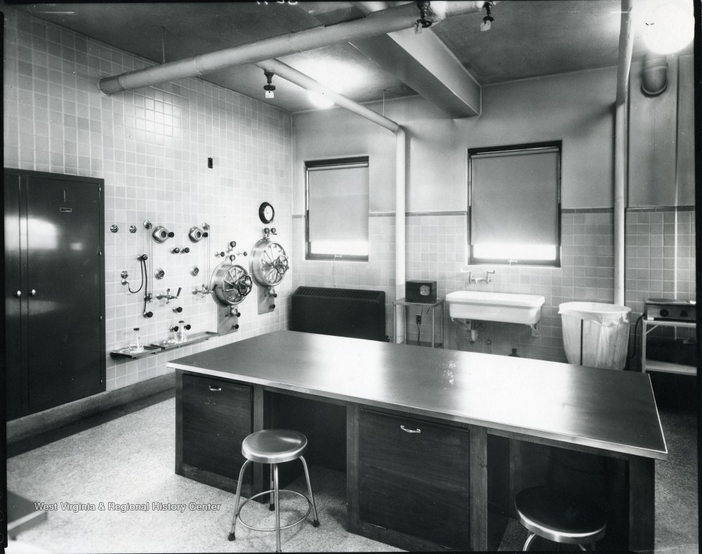Hospital Room at Grafton, W. Va. West Virginia History OnView WVU