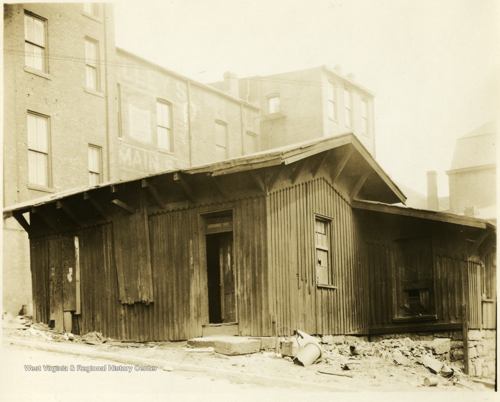 Wooden Building in Grafton, W. Va. West Virginia History OnView WVU