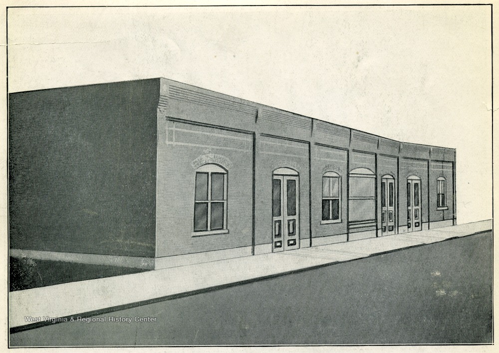 Garage of Clarksburg Automobile Company, Clarksburg, W. Va. West
