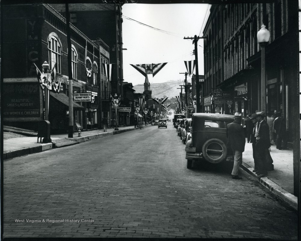 Corner of Lafayette Street and Main Street, Grafton, W. Va. West
