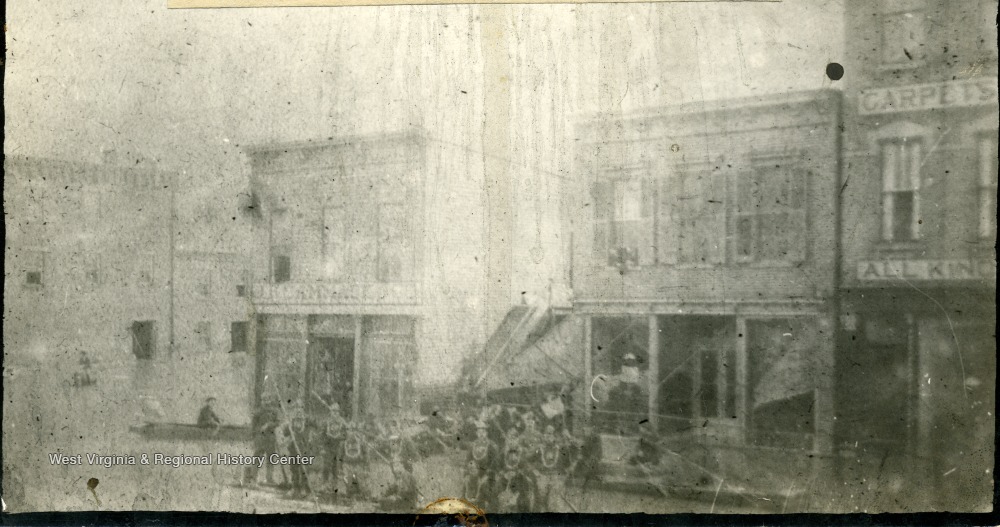 Cammack's, Gideon's and Holswade's Stores After the Flood, Huntington