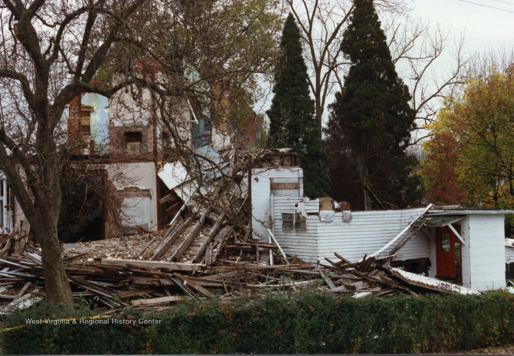 Demolished Home in Sistersville, W. Va. West Virginia History OnView
