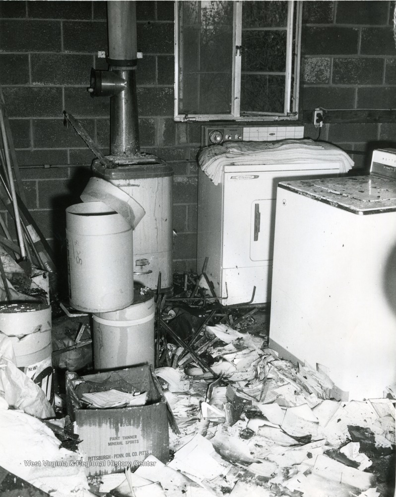 Smoke and Water Damage after a Fire, W. Va. West Virginia