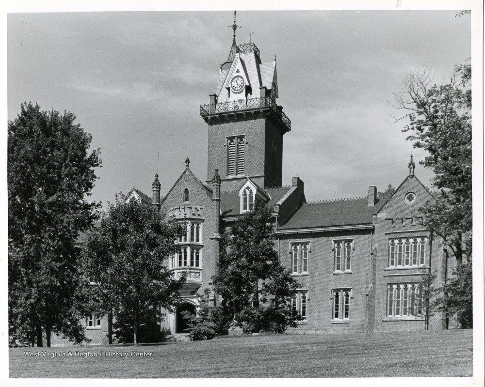 Old Main, Bethany College, Bethany, W. Va. West Virginia History