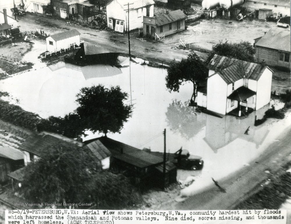 Flood in Petersburg, W. Va. West Virginia History OnView WVU Libraries