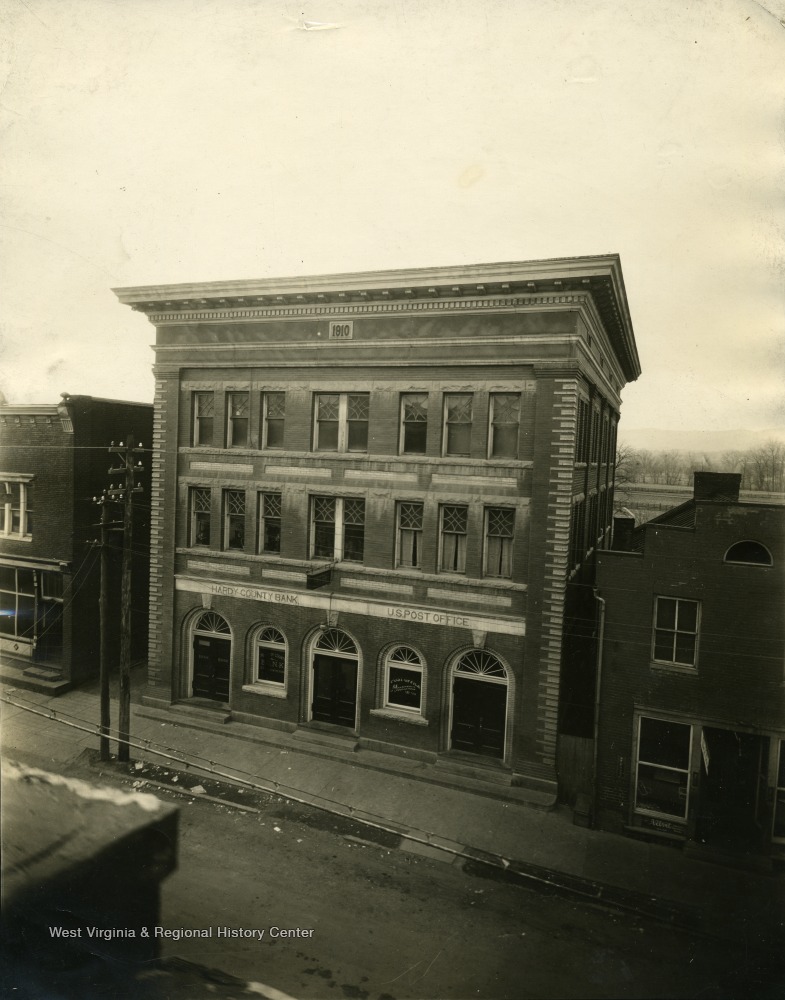 Hardy County Bank and Post Office in Moorefield, Hardy County, W. Va