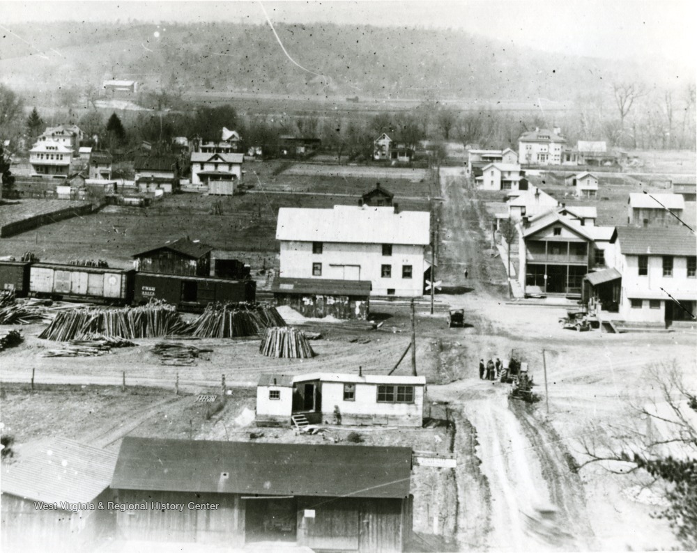 Moorefield Viewed from Cemetery Hill, Hardy County. W. Va. West