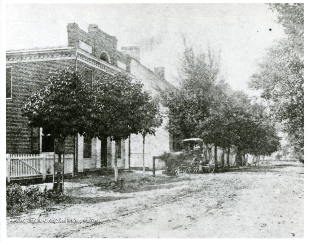 Main Street, Moorefield, W. Va. Looking South West Virginia History