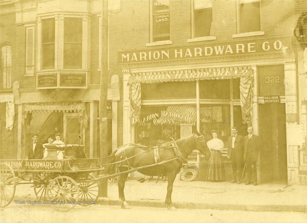 Marion Hardware Store, Main Street, Fairmont, W. Va. West Virginia