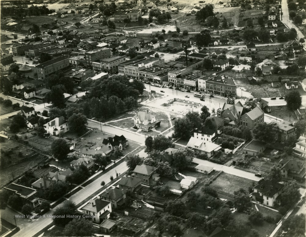 Aerial View of Princeton, Mercer County, W. Va. West Virginia History