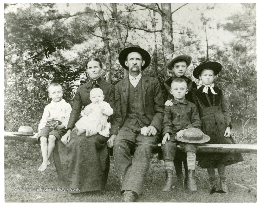 Hammer Family Portrait, Ruddle, Pendleton County, W. Va. West